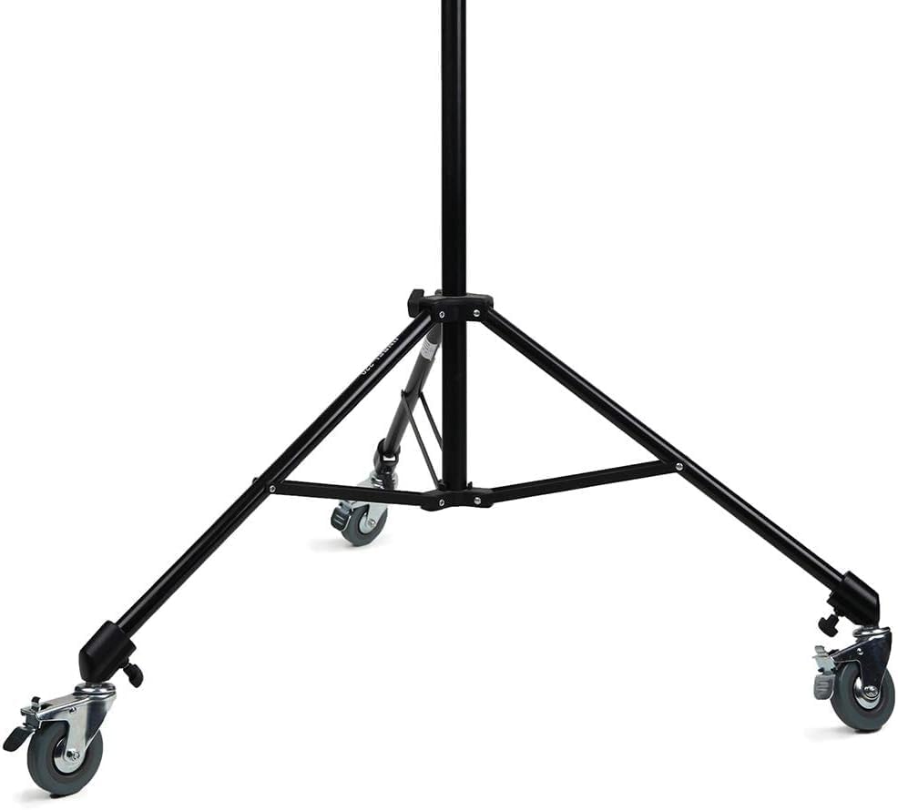 Selens Ruedas giratorias giratorias de 3 piezas, base de goma compatible con soporte de luz de fotografía para estudio fotográfico, video fotografía