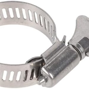 Paquete de 10 abrazaderas de manguera de acero inoxidable 304, abrazaderas de tornillo de pulgar ajustables, tamaño de 58″-1″ (16-25mm), ancho de Paquete de 10 abrazaderas de manguera de acero inoxidable 304, abrazaderas de tornillo de pulgar ajustables, tamaño de 58″-1″ (16-25mm), ancho de
