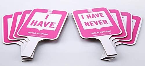 Never Have I Ever Paletas  Juego de 10 paletas  Accesorio divertido para juegos de fiesta nocturna para adultos  Uso con Never Have I Ever Girl