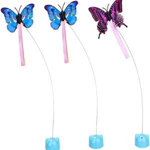 PETTOM Recambios para gatos Juguete B0936T245Z Interactivo Teaser Gatos Juguete Tres Mariposas Giratorias Divertido Ejercicio Gatito Juguete Mascota PETTOM Recambios para gatos Juguete B0936T245Z Interactivo Teaser Gatos Juguete Tres Mariposas Giratorias Divertido Ejercicio Gatito Juguete Mascota