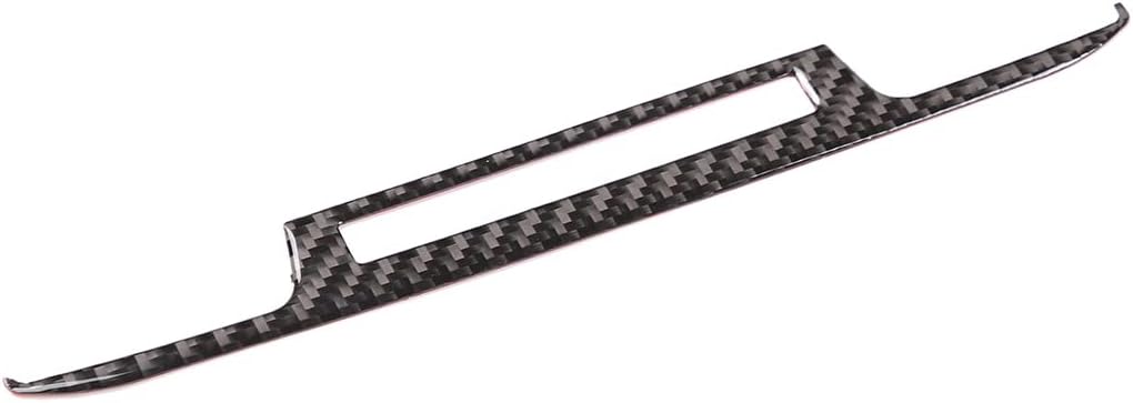Protector de panel de interruptor de aire acondicionado de automóvil, decoración de fibra de carbono suave real, apto para Toyota Supra GR A90 A91