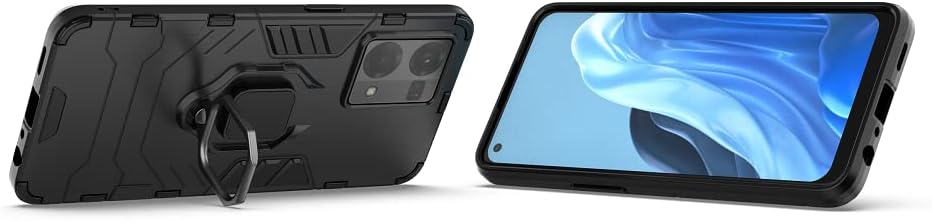 Funda para Oppo Reno 7 4G, soporte magnético para automóvil para Oppo Reno7 4G CPH2363  F21s Pro 4G CPH2461  F21 Pro 4G, color negro