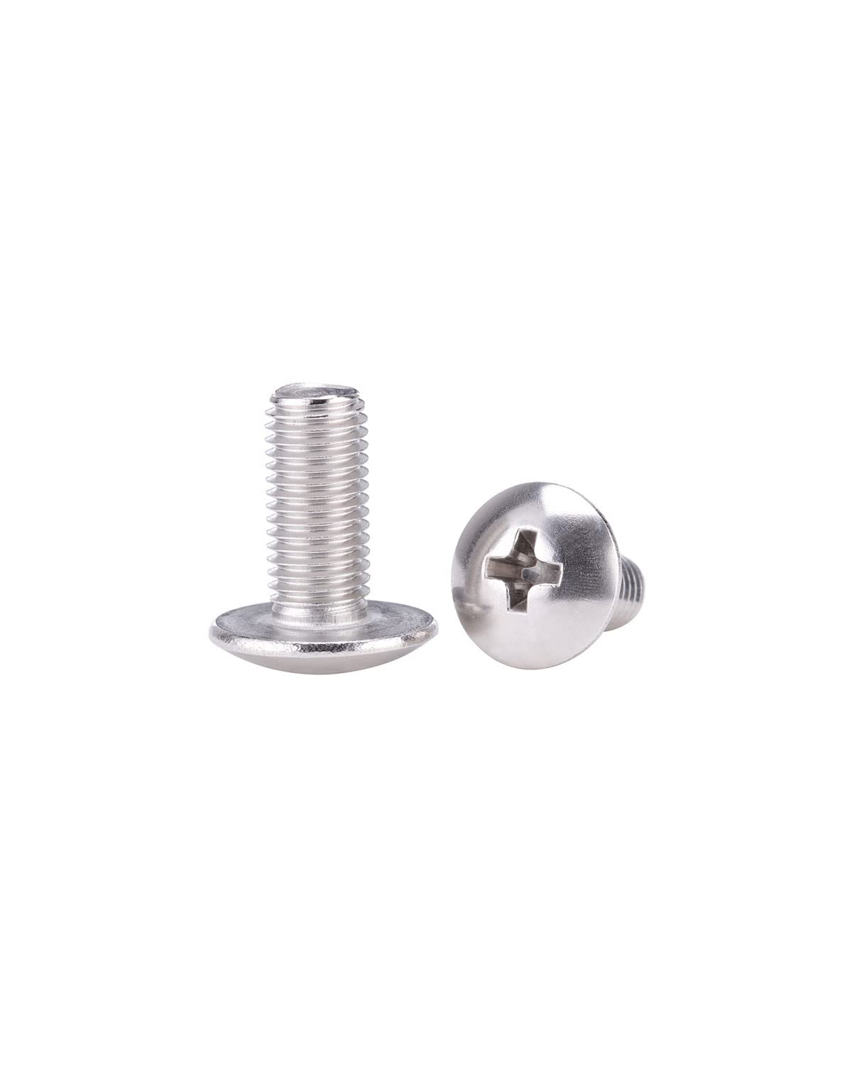 Tornillos de cabeza Phillips de 38 pulgadas, tornillos de acero inoxidable 304, 100 unidades