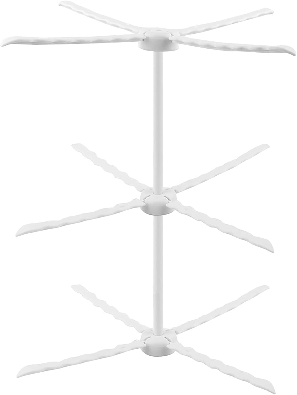 Soporte de secado de pasta de goma de fondant de 3 capas para flores de fondant, estante de secado de flores plegable, soporte seco al aire,