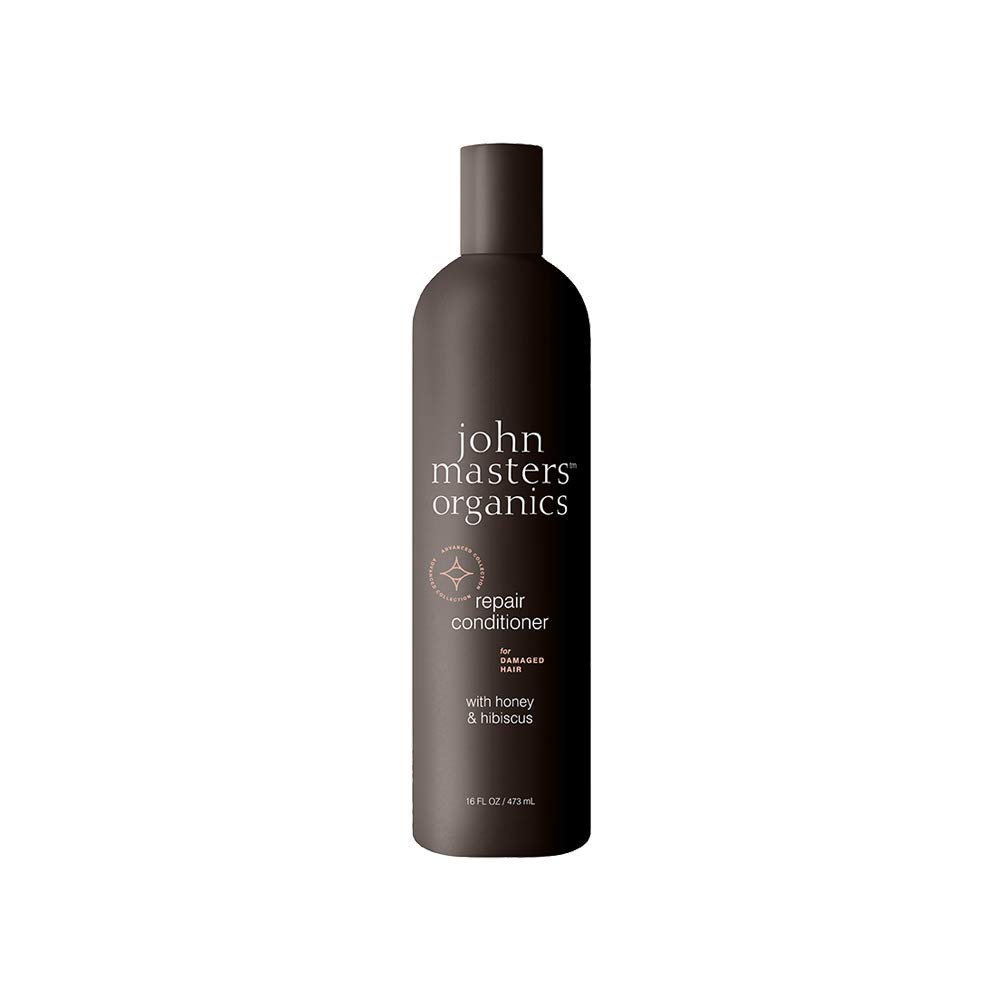 John Masters Organics  Acondicionador de reparación para cabello dañado con miel e hibisco  453 ml (nuevo)