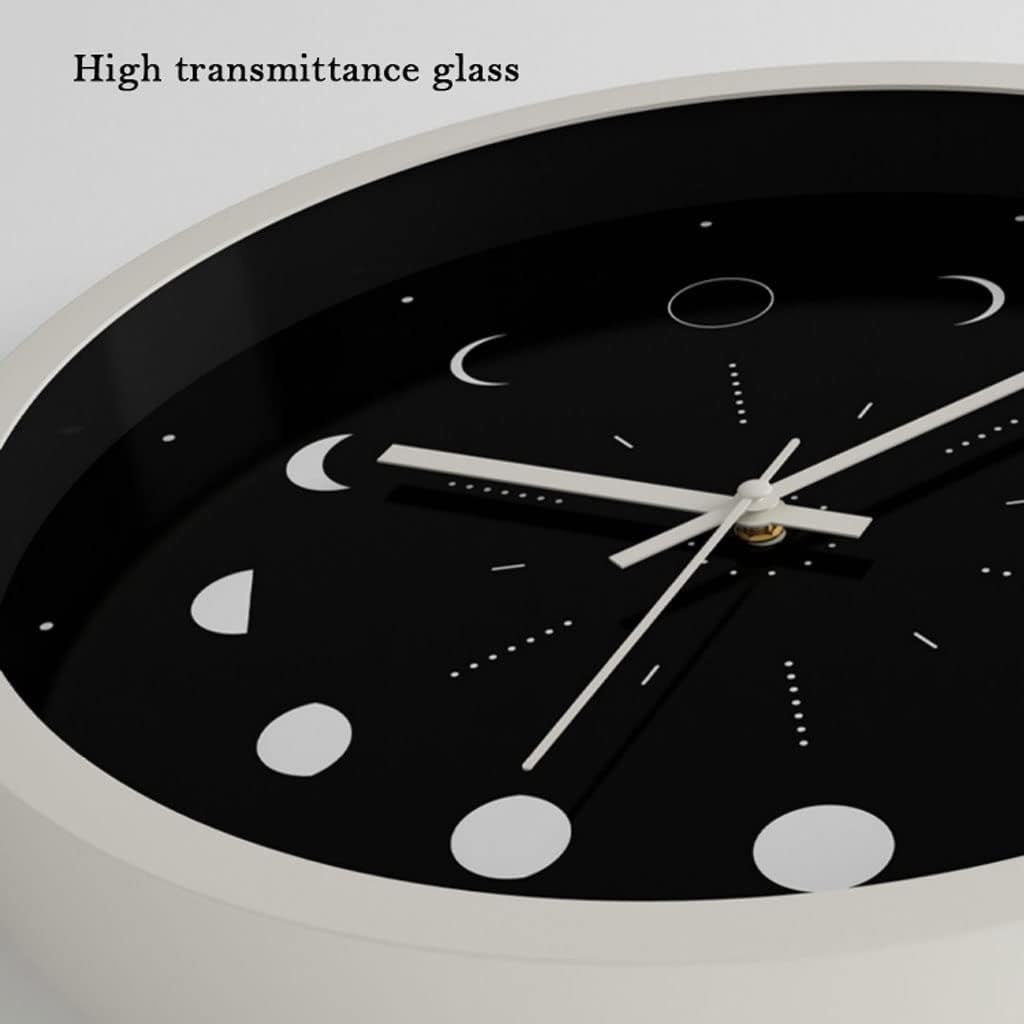 Reloj de pared Modern Wall Clock WHD Transparent Glass Silent Non-Ticking Battery Operated Wall Clock Creative Simple Clock for HomeOffice Decor