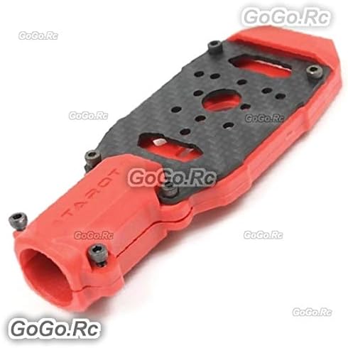 GoGoRc TL68B26 – Soporte de motor para tarot (0.630 in, de plástico de carbono), color rojo