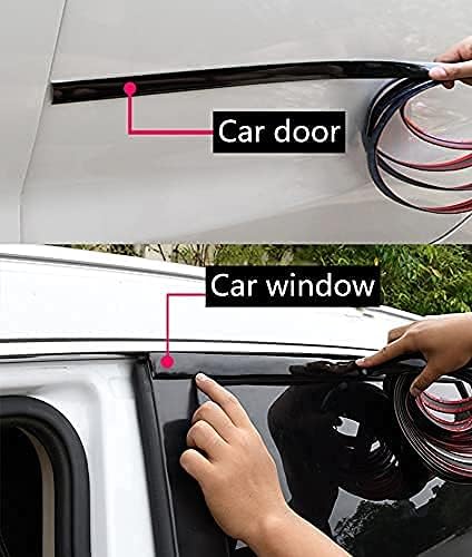 Moldura de automóvil de 1 pulgada (0.984 in), moldeo universal de 12 pies para el lado del automóvil (autoadhesivo) para todos los vehículos,