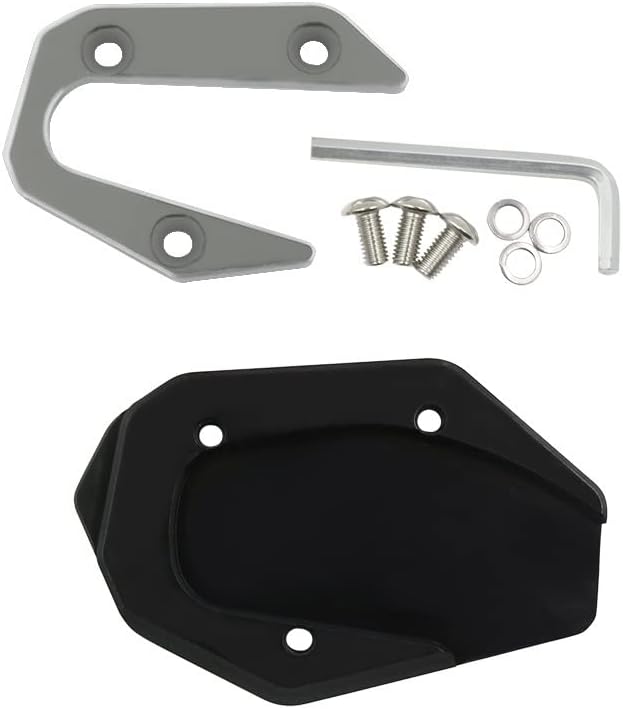 Almohadilla de soporte lateral para motocicleta, almohadilla de extensión para pie lateral de pie, placa de soporte para Y&AMAHA MT-03 MT 03 MT03