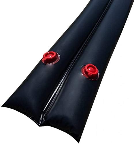 Buffalo Blizzard Bolsas de agua negras de doble cámara de 8 pies de largo  Paquete de 10  Material de vinilo resistente de calibre 22  Asegura la