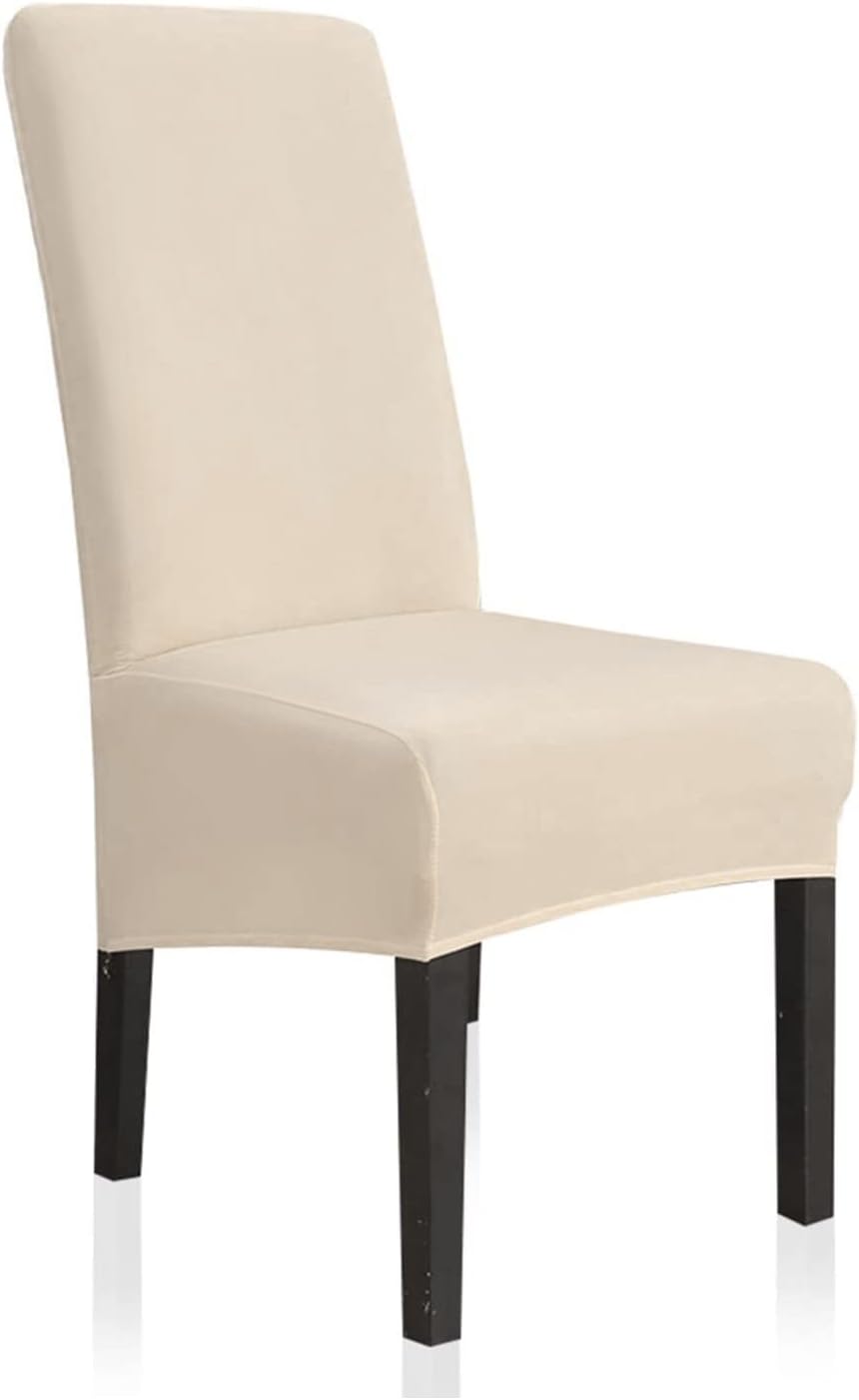 Fundas elásticas para sillas de comedor, XLextragrandes, extraíbles y lavables, suaves, de Spandex extra grande para sillas de comedor para cocina,