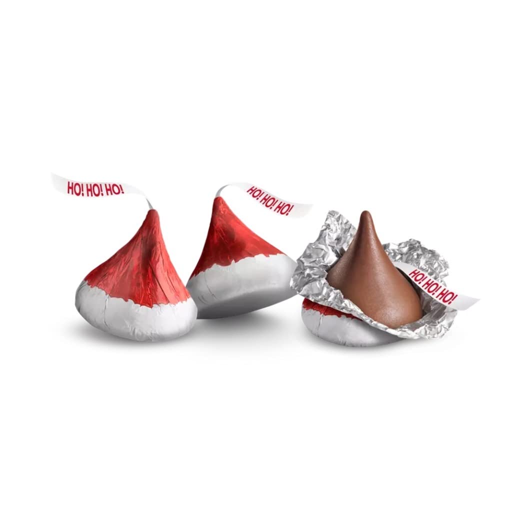 Hershey’s Kisses – Golosinas de chocolate saludables, ideales para bodas, Pascua, Navidad, Halloween, películas, envueltas individualmente, 2 libras