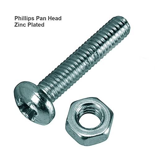 El kit surtido de tornillos de máquina incluye puntas Phillips, 2,410 piezas Phillips Pan Head