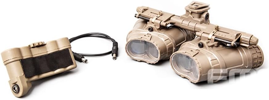 FMA Airsoft Paintball GPNVG18 Gafas de visión nocturna no funcionales, modelo táctico de caza Cosplay maniquí NVG L4G19 Casco Shroud Mount Plastic