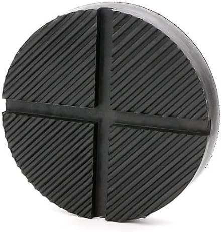 1 bloque de goma de soporte para gato de piso de automóvil, clip adaptador de almohadilla de disco ranurado en cruz, abrazadera de soldadura lateral