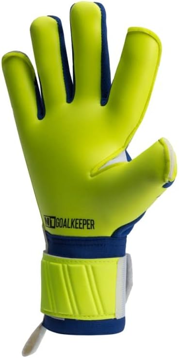 N1 Goalkeeper gloves Ares Kids. Guantes de fútbol juvenil con corte Ergoroll y palma de látex alemana. Guantes de portero de fútbol para niños con