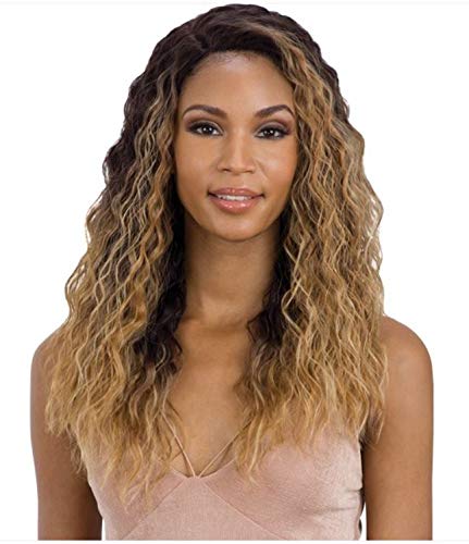 Mayde Beauty Peluca sintética invisible de 5 pulgadas con parte de encaje – MIRABEL (color FFH46340)