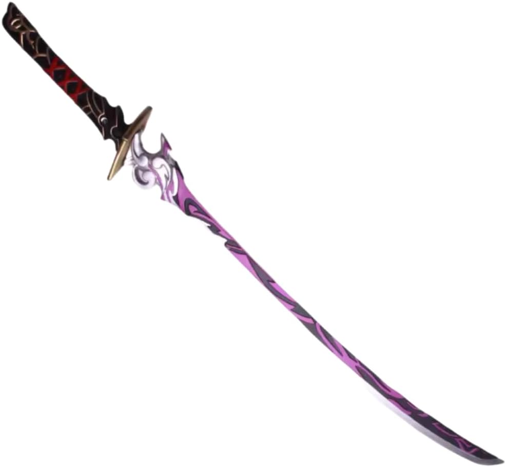 Espadas de espuma para cosplay de Genshin Impact de Fantasía para Halloween, disfraz de hoja de cetro, regalos de cumpleaños
