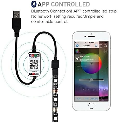 GSYFDZSWZX Fengyan – Tira de luces LED de 9.8ft, 5050 SMD RGB 5 V, USB, cinta de diodo de neón, flexible, a rayas, para decoración de pantalla de