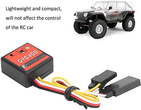 VGEBY Módulo de giroscopio, Sensibilidad Ajustable GYC400 Mini RC Módulo Giroscopio Drift Drive Control para Control Remoto Modelo de Coche Mini RC