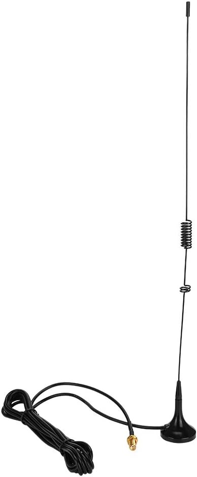 Antena de radio de doble banda VHF UHF 144430MHz Jamón Antena de radio de mano de dos vías Base magnética SMA Antena hembra para Kenwood UV-5R