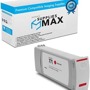 SuppliesMAX Repuesto remanufacturado para HP DesignJet Z6200Z6600Z6800Z6800Z6810 rojo cromático de alto rendimiento para inyección de tinta Fomat SuppliesMAX Repuesto remanufacturado para HP DesignJet Z6200Z6600Z6800Z6800Z6810 rojo cromático de alto rendimiento para inyección de tinta Fomat