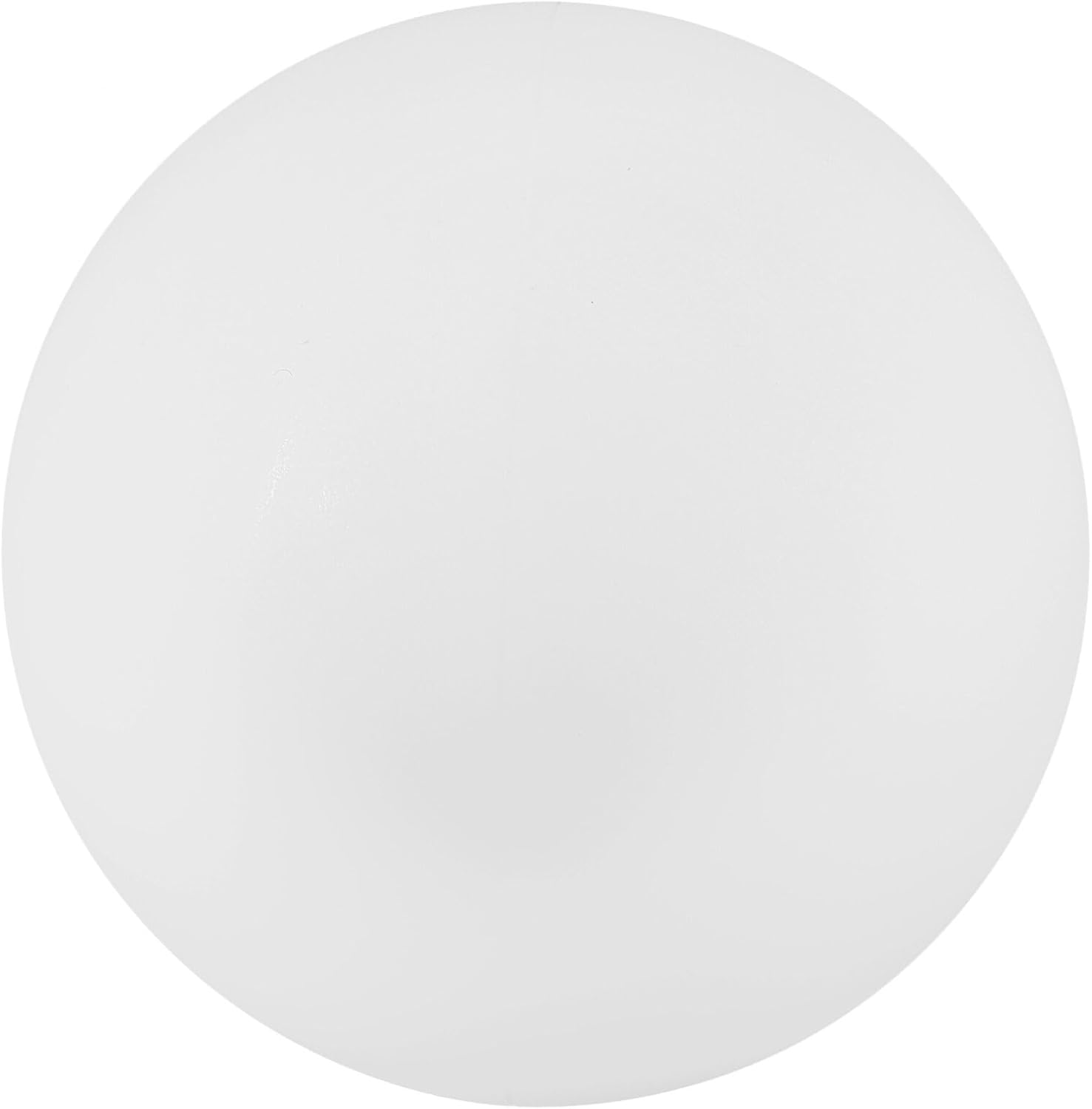 Baluue Lámpara acrílica blanca de 6 pulgadas, pantalla redonda para poste suave, repuesto para accesorios de pared de techo, postes de lámpara o