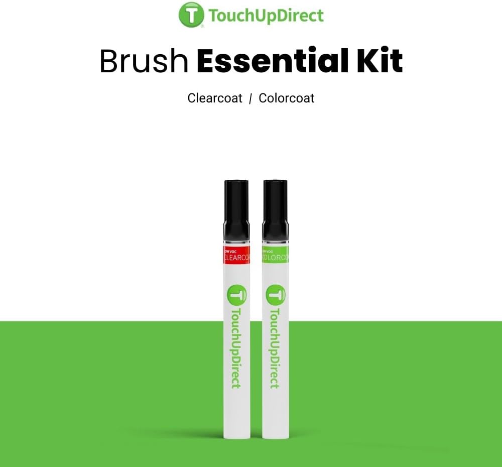 TouchUpDirect QAK – Brocha de retoque de color blanco sólido compatible con Nissan Exact Match – Kit esencial