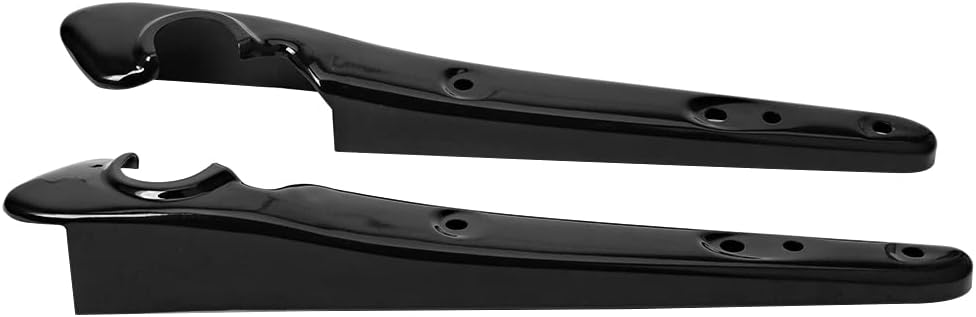 Juego de puntal de guardabarros trasero negro brillante para guardabarros, cubierta de soporte lateral de señal de giro para Harley Sportster Iron