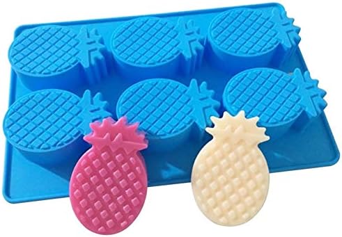 Moldes de silicona para piñas, forma de frutas tropicales, moldes de jabón de silicona, moldes de verano hawaianos para manualidades, manualidades,