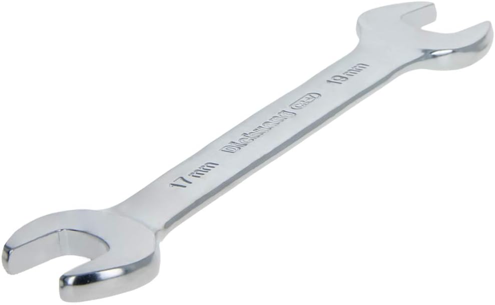 Heyiarbeit Llave doble de extremo abierto, llave métrica de 7.283 in de longitud, herramienta de reparación de llaves de 0.669 in x 0.748 in, CR-V,