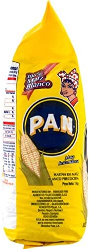 PAN Harina de Maiz Blanco Precocida 2.2 lbs.  Harina de Maíz Blanco Precocida 2 lb.