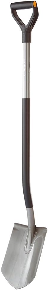 Fiskars Pala de acero con mango en D Ergo (49 pulgadas)