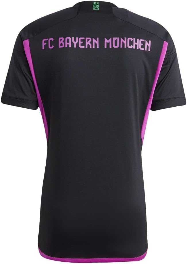 adidas Camiseta de fútbol para hombre, Bayern Munich 2324, mensaje unificador, tela que absorbe la humedad, gráfico único de mapa del mundo,