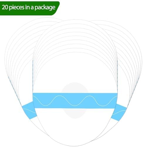 Paquete de 20 parches adhesivos Dexcom G7, impermeables y transparentes, para 10 días, protección de monitor de fijación de larga estancia, fácil de