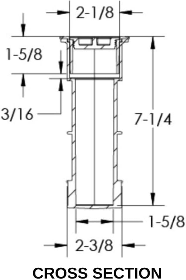 DPM – Soporte para sombrilla de piscina profesional de alta calidad con funda para sombrilla y tapa central, fabricado en Estados Unidos, compatible