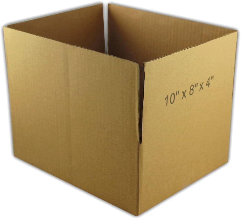 EcoSwift 10 cajas de embalaje de la cartulina acanalada 10x8x4 que envían por correo los cartones móviles de la caja de envío