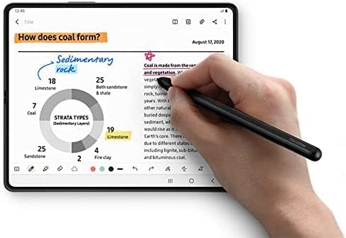 4 Pen F-TECH Edition – Lápiz capacitivo S de repuesto para Samsung Galaxy Z F-TECH 4 5G con punta y punta (negro)