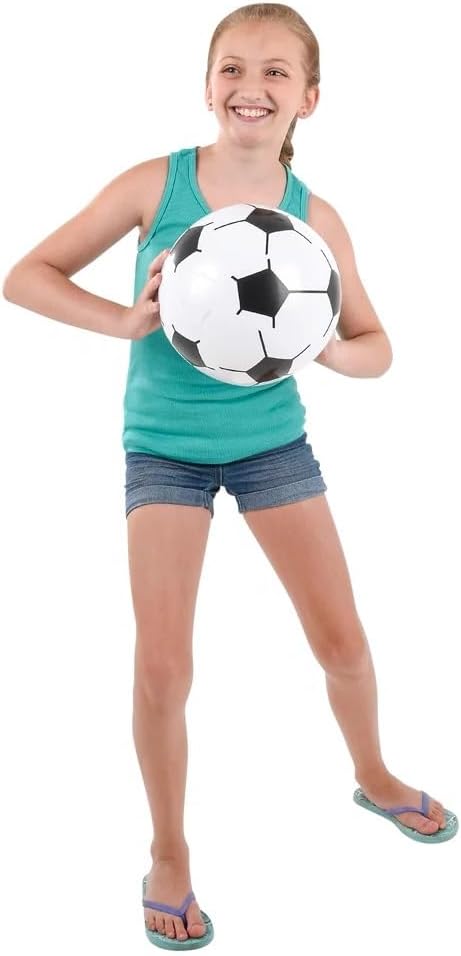 Surtido de pelotas de playa deportivas de 16 pulgadas (fútbol, pelota de fútbol, béisbol y baloncesto) juguete inflable para fiesta