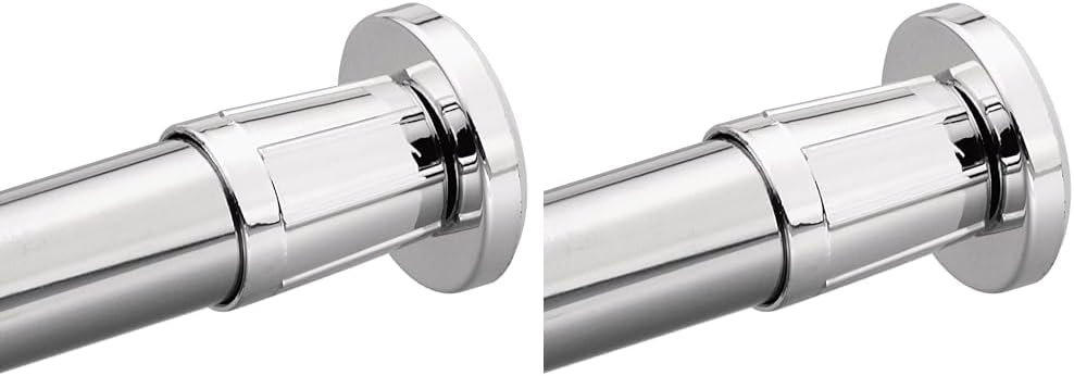 Moen 52-F Commercial Donner – Juego de bridas de barra de ducha ajustable, tamaño pequeño, cromado (paquete de 2)