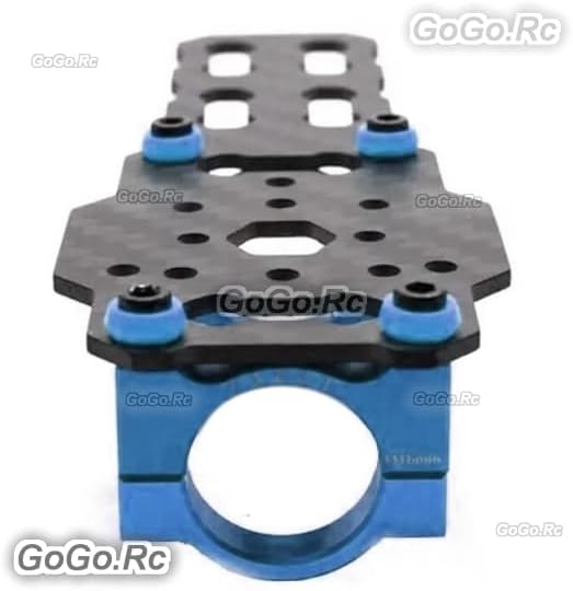GoGoRc Tarot – Soporte de motor de metal de carbono de 0.630 in para FY680 TL68B01 TL68B02 Multicopter Drone -Azul TL68B08-02