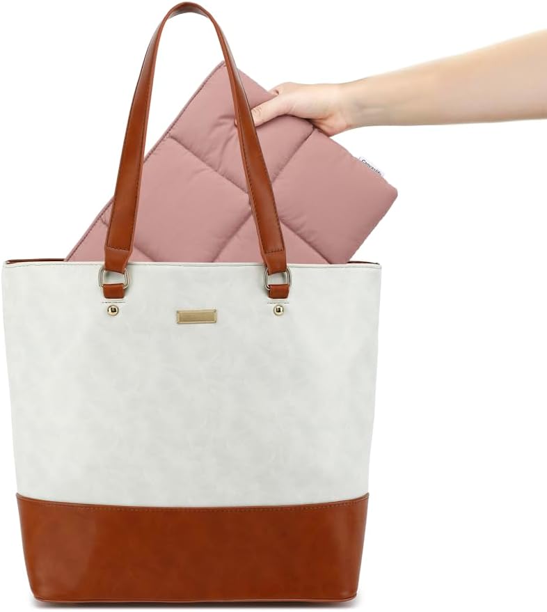 Canvaslife Funda acolchada para laptop de 15 pulgadas y 15.4 pulgadas, funda acolchada para laptop para mujer, funda de almohada compatible con
