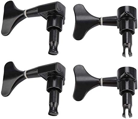 VBESTLIFE 2L 2R cabezas de máquina de bajo eléctrico, clavijas dominantes selladas de afinación de la cuerda del sintonizador para bajo eléctrico