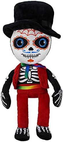 WISHPETS Animal de peluche – Juguetes de peluche suaves para niños – Muñeca del Día de los Muertos de 14 pulgadas – Niño
