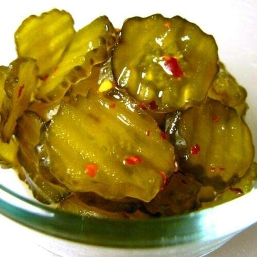 Chips de pepinillo picante, 64 onzas líquidas + una salsa BBQ para seleccionar 4 sabores 19 onzas líquidas (salsa barbacoa rica y atrevida)