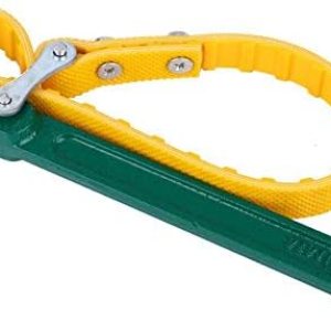 Wal – Llave de filtro de aceite tipo cinturón frontal, portátil, para reparación de automóviles, herramienta manual de reparación resistente (12 Wal – Llave de filtro de aceite tipo cinturón frontal, portátil, para reparación de automóviles, herramienta manual de reparación resistente (12