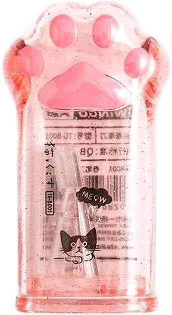 Lindo sacapuntas de pata de gato, suministros escolares kawaii, premio para estudiantes, regalo para niños, sacapuntas kawaii, suministros escolares