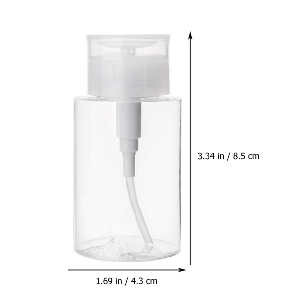 minkissy 2 unids Sub-embalaje Presione la botella contenedores de viaje para artículos de tocador de viaje Loción Contenedor de tamaño de viaje