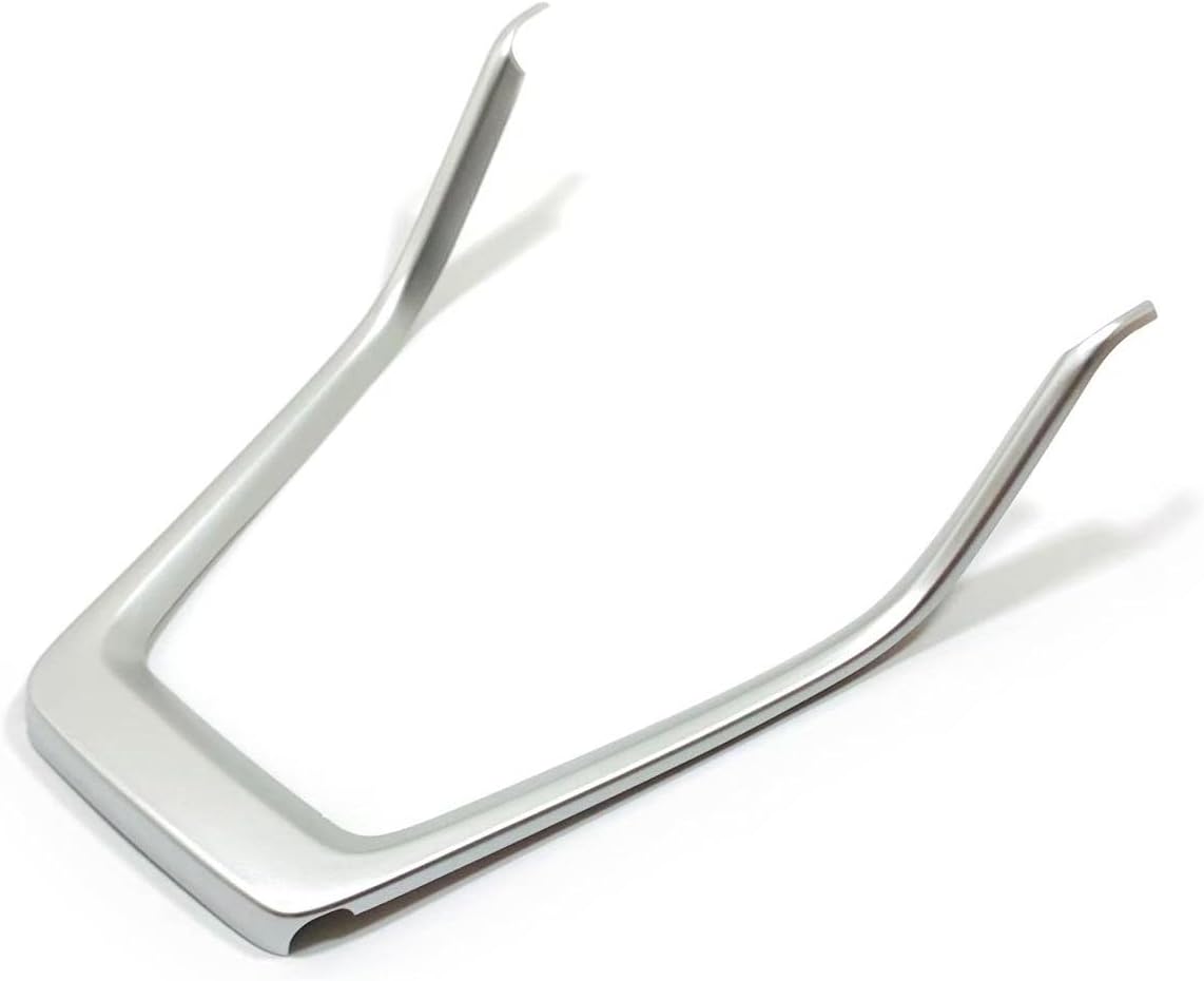 Accesorios de automóvil aptos para Toyota RAV4 2019-2023 ABS (plata mate) consola central interior panel de control de engranajes cubierta lateral,