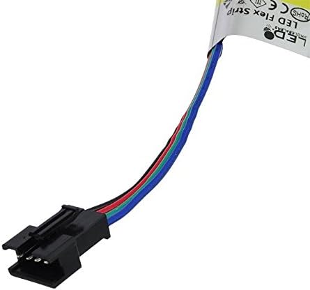 Tira de luz LED flexible con cambio de colores 12v (carrete de 5m16.4 pies) de Ledwholesalers, 2034rgb